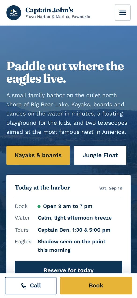 Captain John's Fawn Harbor & Marina Home — mobile