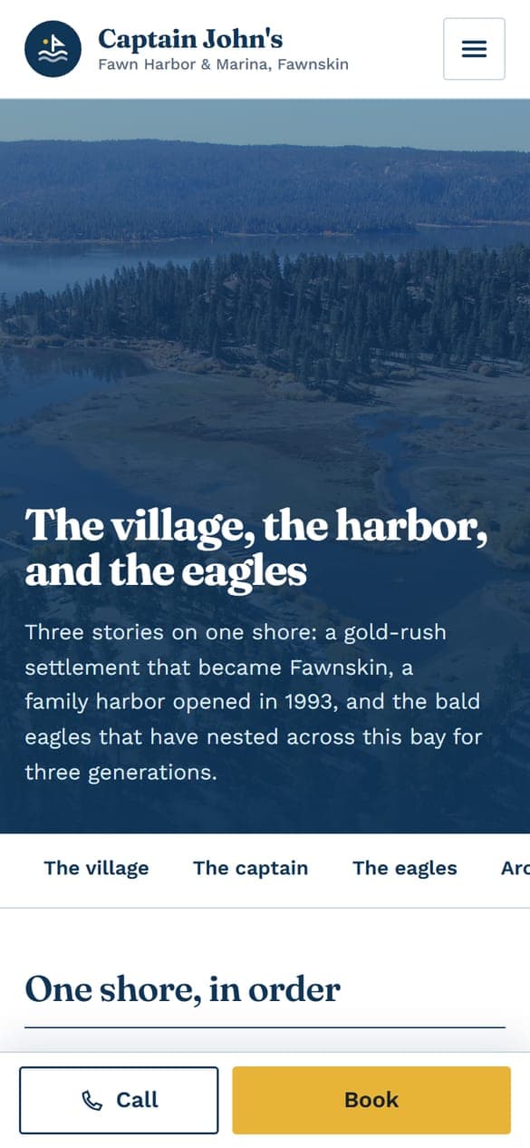 Captain John's Fawn Harbor & Marina Our Story — mobile