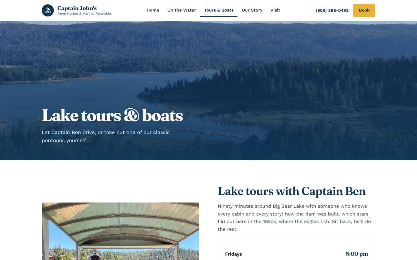 Captain John's Fawn Harbor & Marina Tours & Boats — desktop